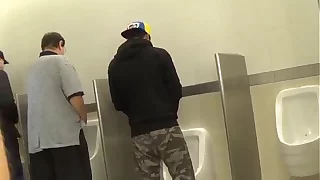 Hot Gay teens having fun in Public bathroom